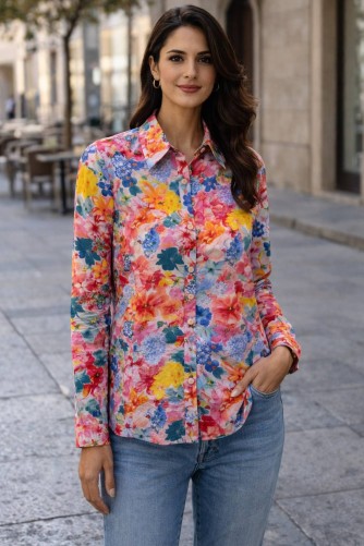 Chemise à fleurs femme Maison Onado | C pour Elle