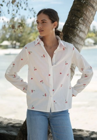Chemise à cerises femme tendance été | C pour Elle