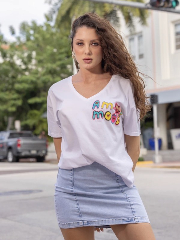 T-shirt fluide AMOR
