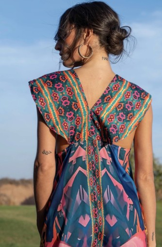 Robe longue colorée femme été tendance | C pour Elle