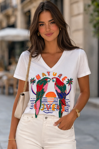 Tee-shirt Nature femme tendance coton | C pour Elle