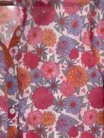 Chemise fleurie femme colorée – Style chic printemps été