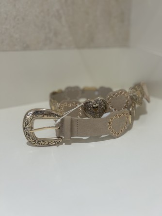 Ceinture cœur femme Alex Max dorée tendance | C pour Elle