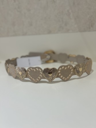 Ceinture cœur femme Alex Max dorée tendance | C pour Elle
