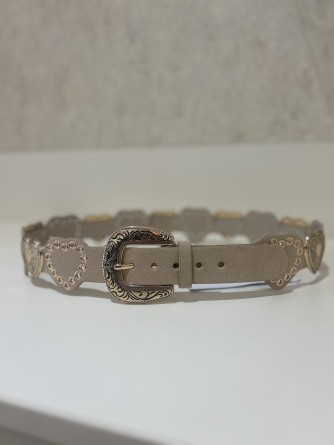 Ceinture cœur femme Alex Max dorée tendance | C pour Elle